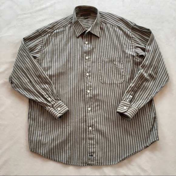 Johnston & Murphy Other - Johnston & Murphy Striped Button Down Shirt SizeXL